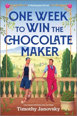 Paperback of "One Week to Win the Chocolate Maker," a spicy MM romance retelling of Charlie and the Chocolate Factory by Afterglow Books.
