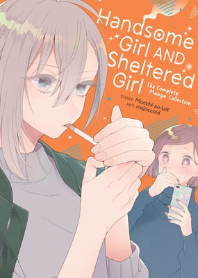 Paperback manga collection featuring Handsome Girl and Sheltered Girl series by Seven Seas, with colorful cover art.