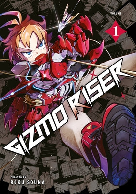 Paperback manga book titled Gizmo Riser Vol.1 by Titan Manga with colorful cover art.
