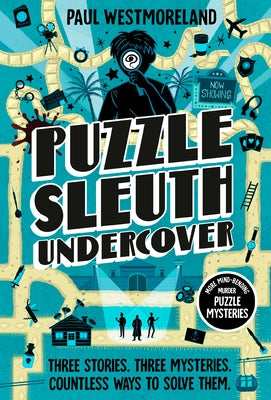 Paperback Puzzle Sleuth Undercover book by Ten Speed Young Readers, featuring a detective-themed cover with mystery and puzzle illustrations.