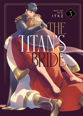 Paperback copy of The Titan's Bride Vol. 3 manga by Seven Seas, featuring colorful cover art with characters and title.