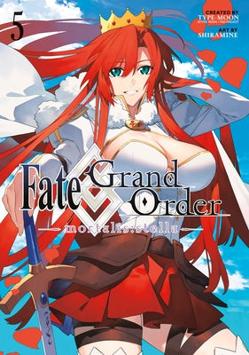 Paperback manga titled Fate/Grand Order -Mortalis: Stella- 5 by Kodansha Comics, featuring colorful cover art and character illustrations.