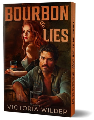 Deluxe paperback edition of Bourbon & Lies by Bloom Books, featuring the book cover with bold title and vibrant design.