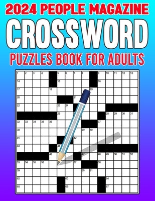 Paperback 2024 People Magazine Crossword Puzzles Book for Adults with varied puzzles to keep your mind engaged and entertained.