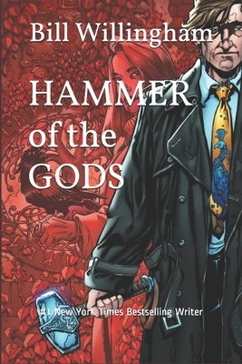 Paperback of Hammer of the Gods: From the Adventures of Tom O'Harrow, featuring a fantasy book cover with dark artwork.