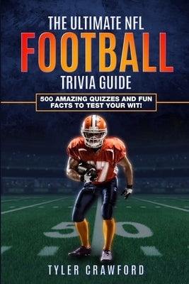 Paperback NFL football trivia guide with quizzes and fun facts, featuring the book cover with title and football imagery.