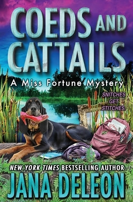 Paperback book titled "Coeds and Cattails" by J&r Publishing LLC, featuring a cover with illustrations of coeds and cattails.