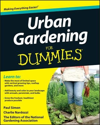 Paperback book titled Urban Gardening FD by John Wiley & Sons, featuring a cover with urban garden illustrations.