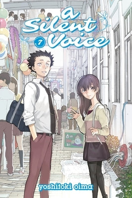 Paperback of A Silent Voice 7 by Kodansha Comics featuring the book cover with Japanese artwork and title on the front.