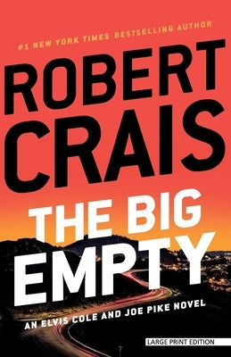 Large Print Press paperback of "The Big Empty" novel with a plain cover and clear title text.