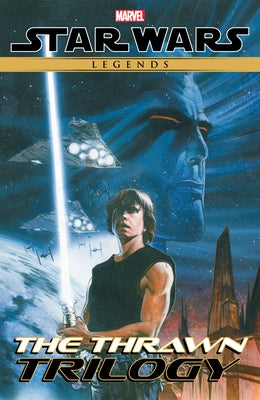 Paperback of Star Wars Legends: The Thrawn Trilogy by Licensed Publishing, featuring iconic cover art and branding.