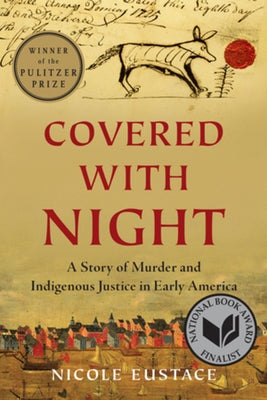Paperback book titled "Covered with Night" by Liveright Publishing Corporation, featuring a dark cover with title text.