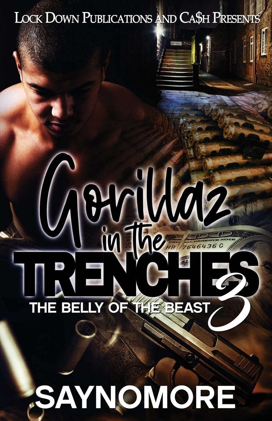 Paperback copy of Gorillaz in the Trenches 3 comic book by Lock Down Publications with colorful cover art.