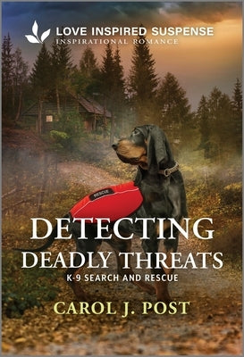 Mass market paperback of "Detecting Deadly Threats" by Love Inspired Suspense, featuring a suspenseful book cover design.