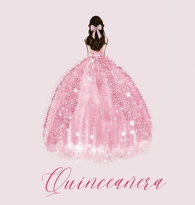Quinceanera Guest Book with pink dress (hardback) by Bell, Lulu and