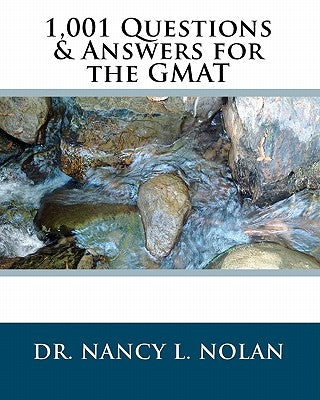 Paperback book titled "1,001 Questions & Answers for the GMAT" by Magnificent Milestones, Incorporated, with text on the cover.