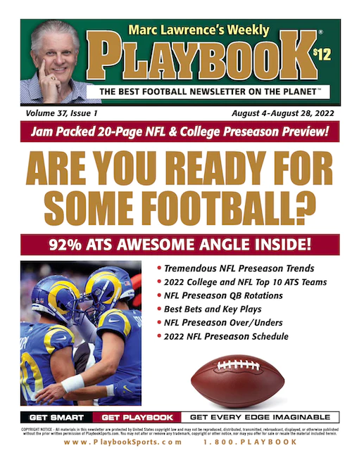 Marc Lawrence 2023 Playbook Football Combo Magazine & Newsletter - Preorder - TX Corrections Bookstore