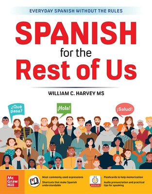 Paperback Spanish language book titled "Spanish for the Rest of Us" by McGraw-Hill Companies, showing the front cover.