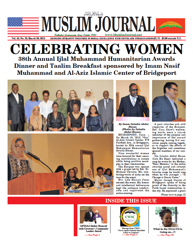 Muslim Journal Newspaper 6 Month - TX Corrections Bookstore