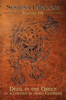 Paperback of "Devil in the Green" by Neoparadoxa, featuring the book cover with dark green and devil-themed artwork.