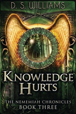 Next Chapter Knowledge Hurts paperback book with a plain cover and title text, showcasing a clean, minimal design.