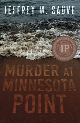 Paperback book titled Murder at Minnesota Point by North Star Editions, featuring a cover with a mysterious, crime scene image.