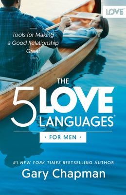 Paperback of The 5 Love Languages for Men by Northfield Publishing, showing the book cover with title and author details.