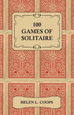 Paperback book titled "100 Games of Solitaire" by Oakley Press, featuring cover art and title text.