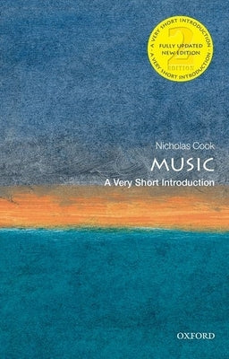 Paperback edition of "Music: A Very Short Introduction" by Oxford University Press, featuring a simple cover design.