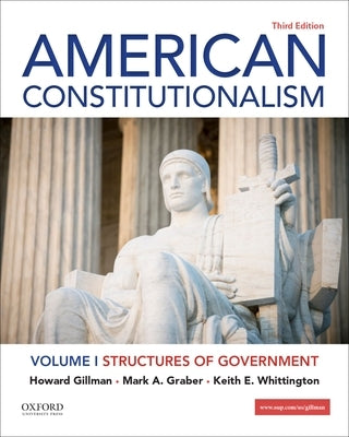 Paperback edition of American Constitutionalism Volume I by Oxford University Press, showing the book cover with title and publisher logo.