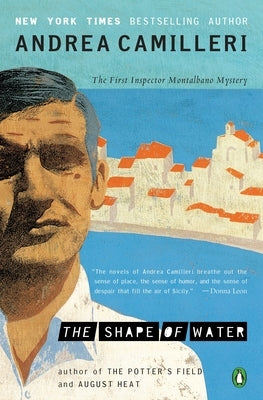 Paperback edition of The Shape of Water by Penguin Books, featuring the book cover with artistic illustrations.