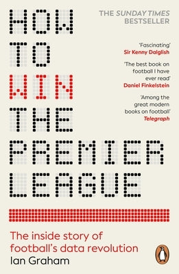 Paperback of "How to Win the Premier League" by Penguin Group, featuring a cover with football data graphics.