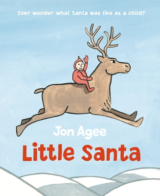 Paperback Little Santa book by Rocky Pond Books featuring a festive Santa illustration on the cover.