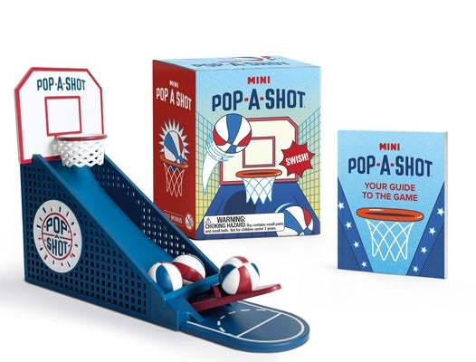 Paperback book titled Mini Pop-A-Shot: Swish! by Rp Minis featuring colorful cover art and playful typography.