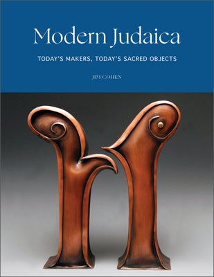 Hardcover book titled "Modern Judaica: Today’s Makers, Today’s Sacred Objects" by Schiffer Craft with a plain cover design.
