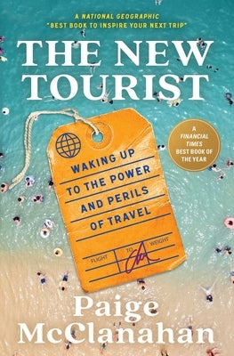 Paperback of "The New Tourist" by Scribner Book Company, featuring a close-up of the book cover with title and author details.