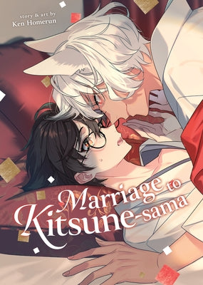 Paperback of "Marriage to Kitsune-Sama" by Seven Seas, featuring the book cover with anime-style artwork.