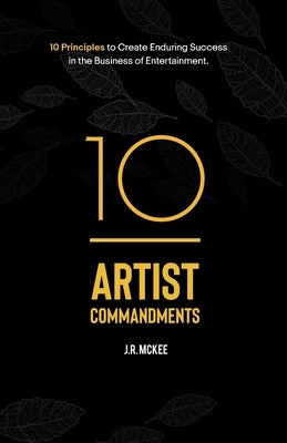 Paperback book titled "10 Artist Commandments" by Shared Information Publishing, featuring the cover with text and design elements.