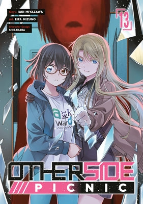 Paperback of Otherside Picnic 13 manga by Square Enix Manga, showing the cover with vibrant artwork and title text.