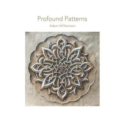 Paperback book titled "Profound Patterns" by Squeeze Press, featuring abstract cover art with intricate designs.
