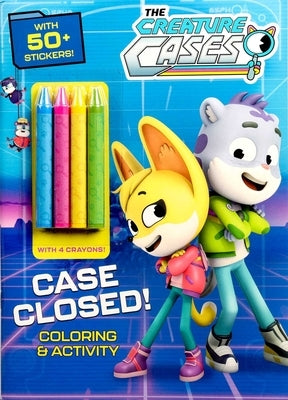 Creature Cases: Case Closed! paperback by Studio Fun International featuring colorful creature illustrations on the cover.