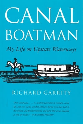 Paperback of Canal Boatman by Syracuse University Press, featuring a cover image with a canal scene and boat illustration.