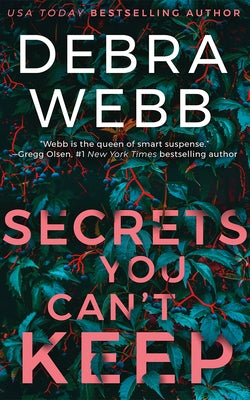 Paperback of "Secrets You Can't Keep" by Thomas & Mercer featuring the book cover with title and author text.