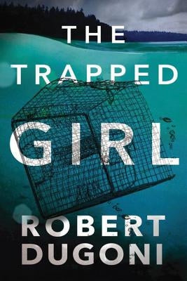 Paperback of "The Trapped Girl" by Thomas & Mercer, showing the book cover with dark and mysterious artwork.