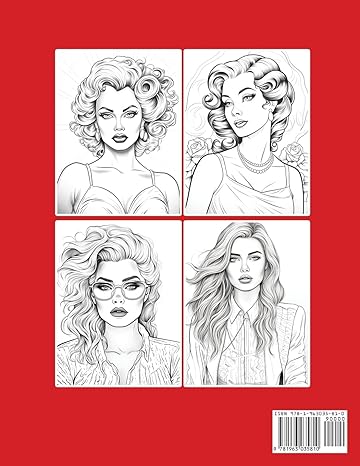 Fashion woman coloring book for inmates - TX Corrections Bookstore