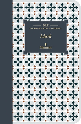 NLT Filament Bible Journal: Mark softcover Bible by Tyndale House Publishers, featuring a detailed cover design and open pages.
