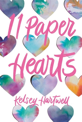 Paperback 11 Paper Hearts book by Underlined featuring a colorful cover with paper heart illustrations.