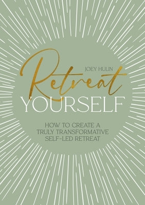 Paperback book titled "Retreat Yourself: How to Create a Truly Transformative Self-Led Retreat" by Verbena with a plain cover.