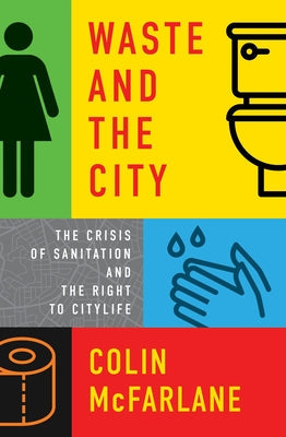Paperback book titled "Waste and the City" by Verso, focusing on sanitation crises and urban life challenges.