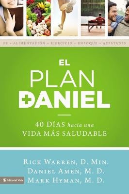 Paperback copy of El Plan Daniel by Vida Publishers, focusing on 40 days toward a healthier lifestyle.